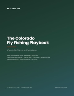 Cover of the Colorado Fly Fishing Playbook 2026